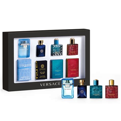 versace gift set for him|mini men's aftershave sets.